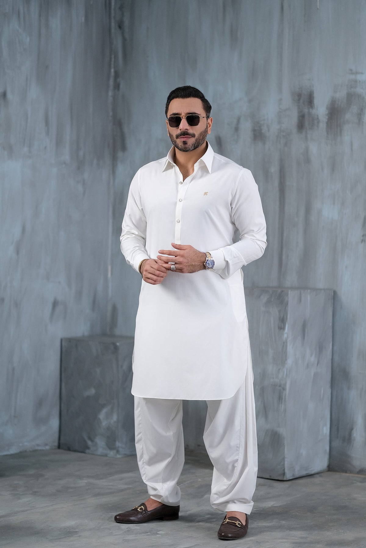 White Wash N Wear Shalwar Kameez