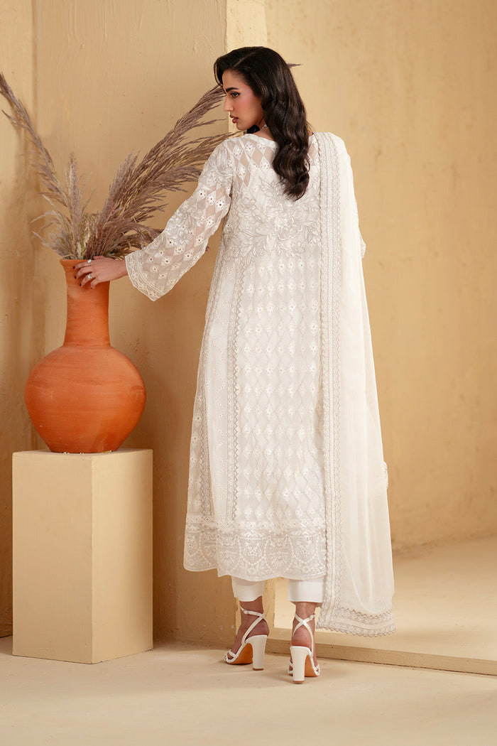 3 Piece Embroiderd Chiffon HEBA - FSU5669