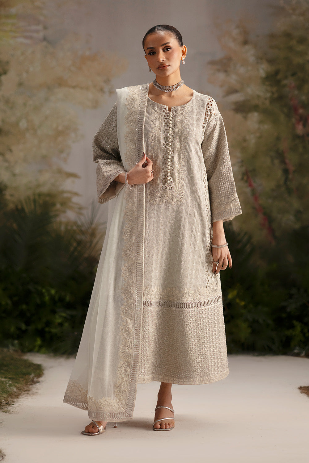 3-Piece-Embroiderd-Chiffon OINDRILA - FWU5690