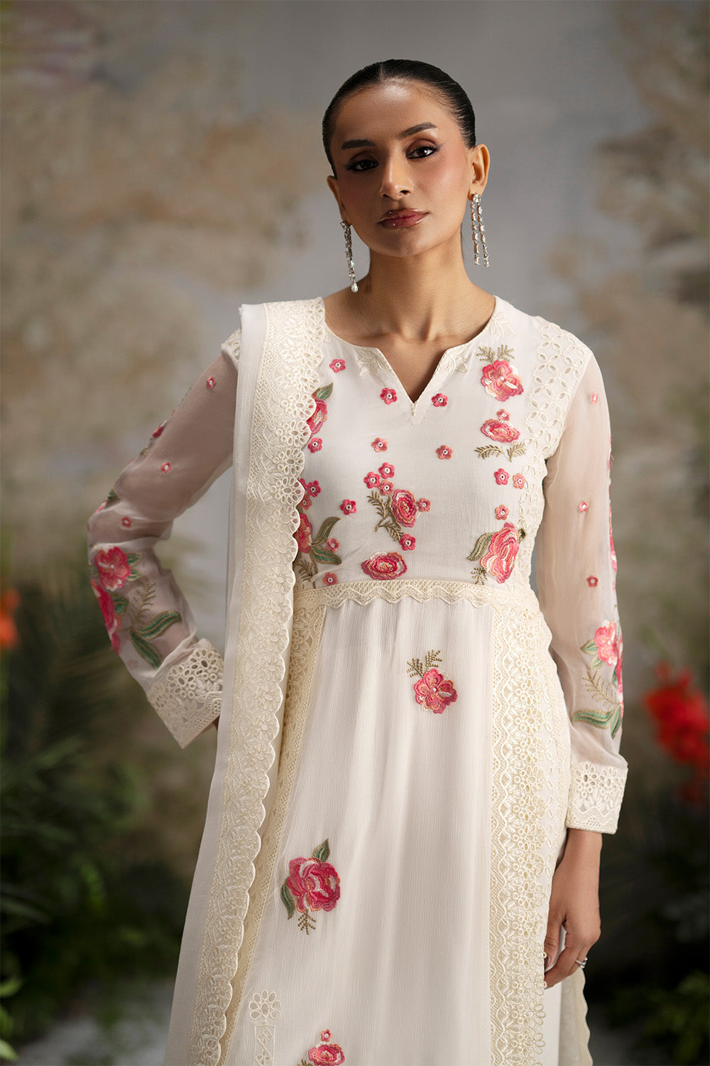 3-Piece-Embroiderd-Chiffon OLIVIA - FWU5694
