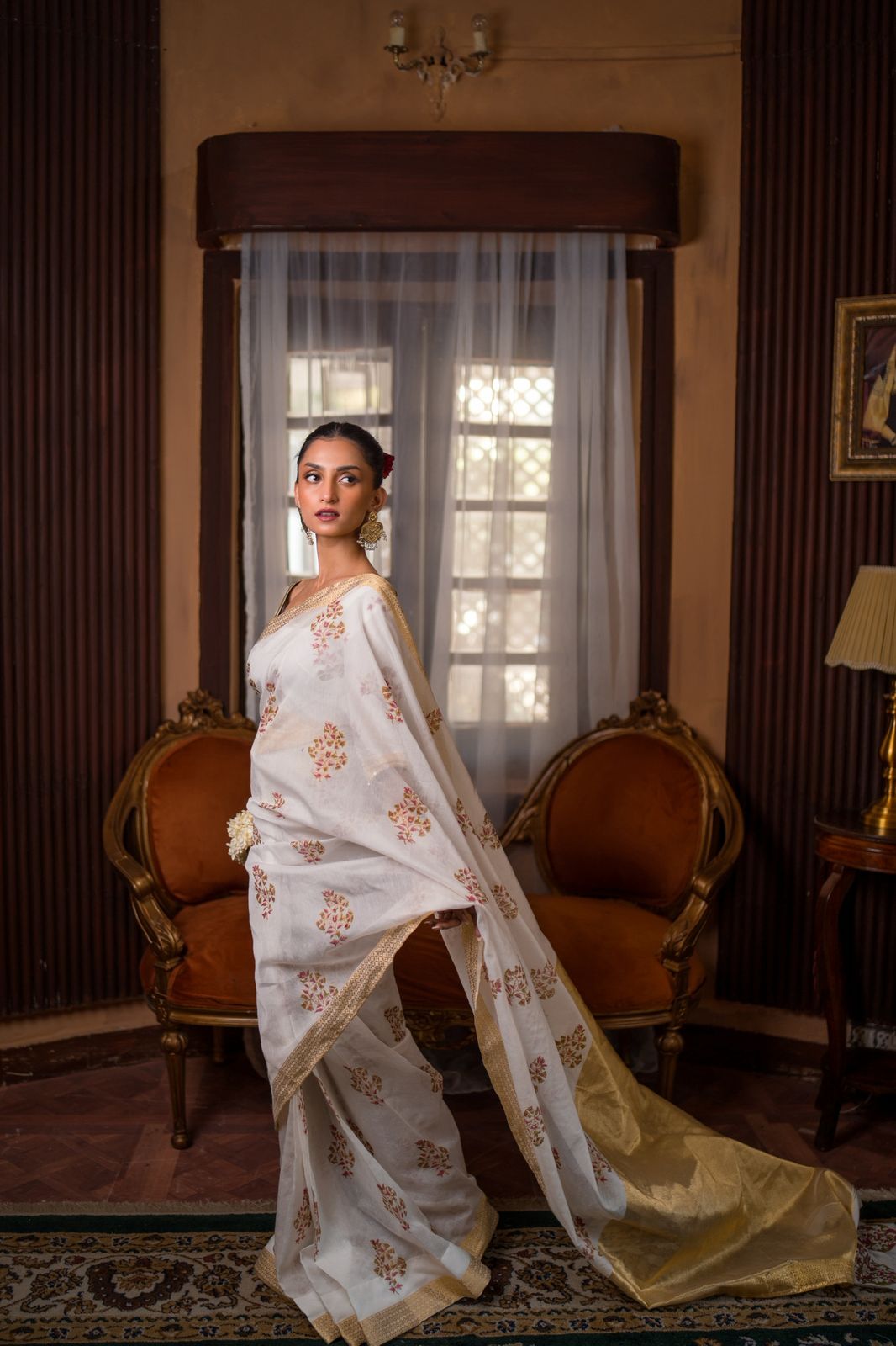 Hand-Blocked Cotton: Gul Mohar
