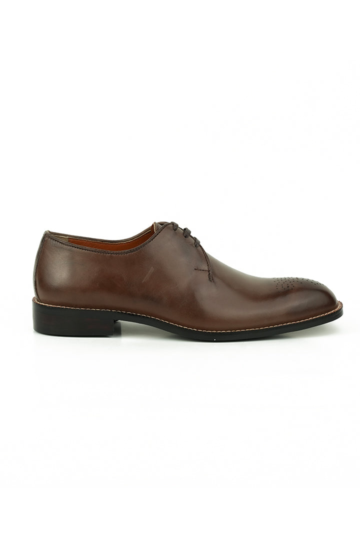 Brown Burnished Shoes