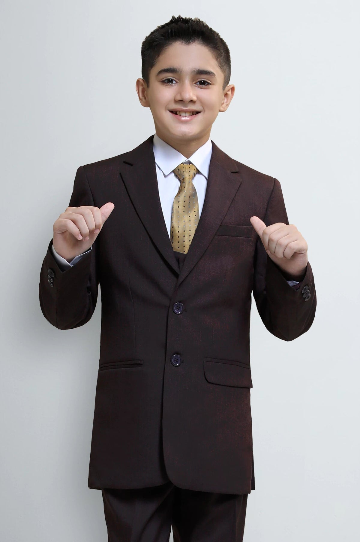 Maroon Suiting for Boys