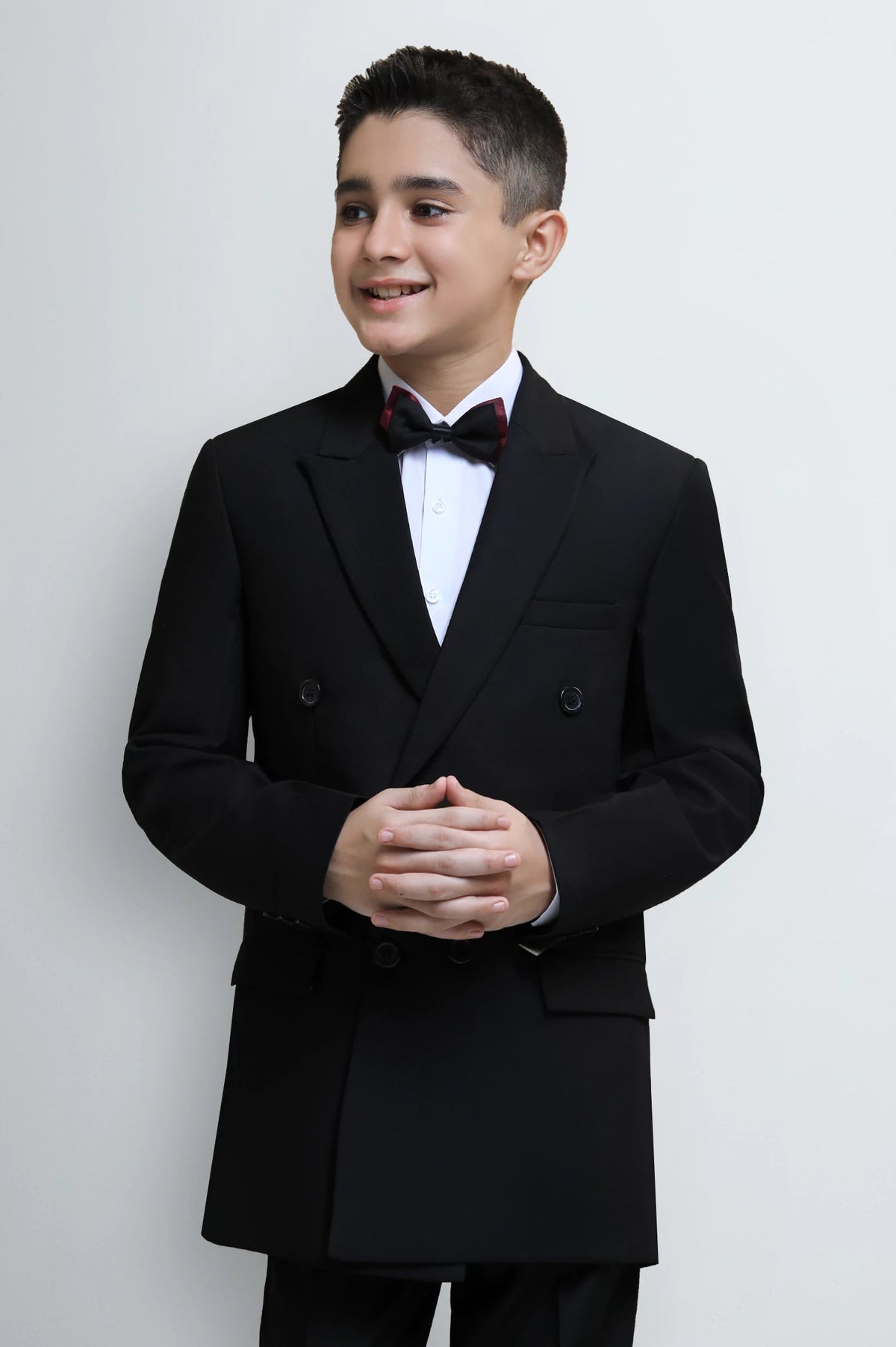 Black Suiting for Boys
