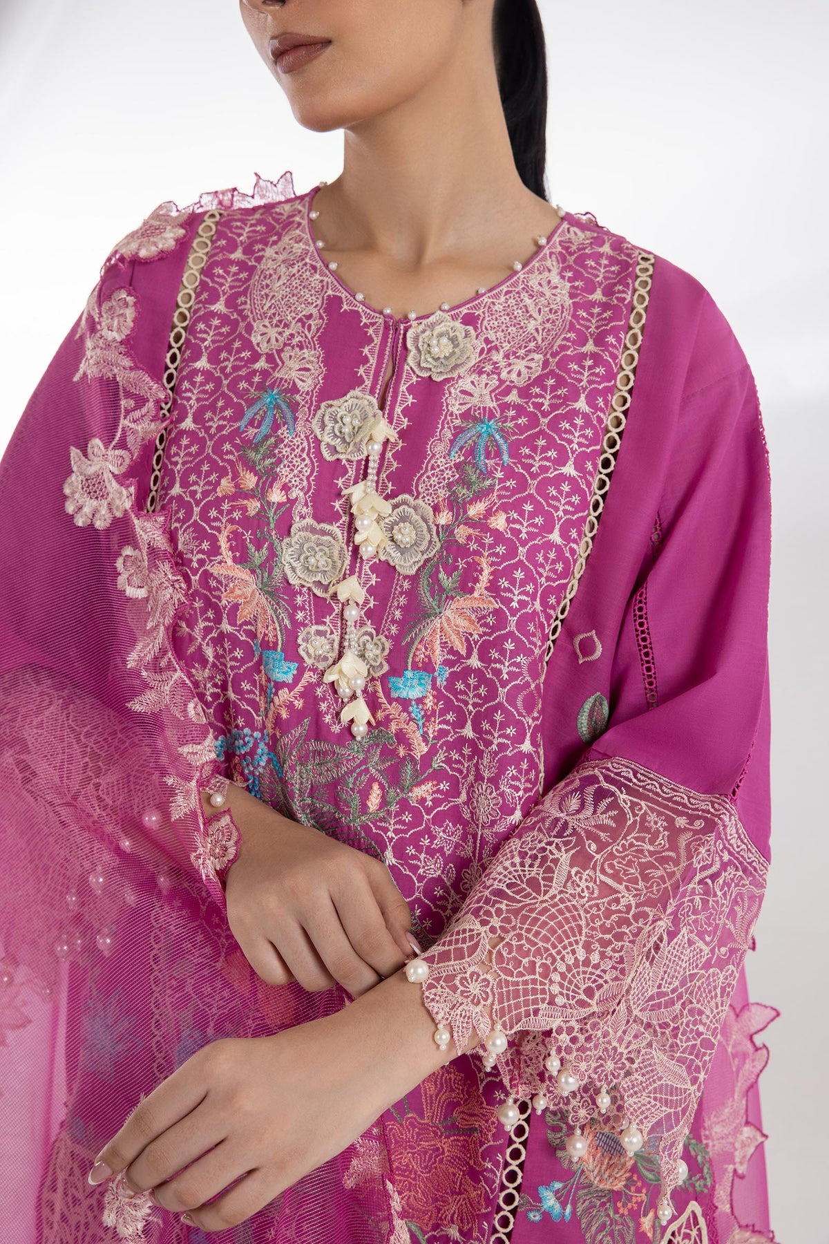 Purple Luxury Lawn Suit