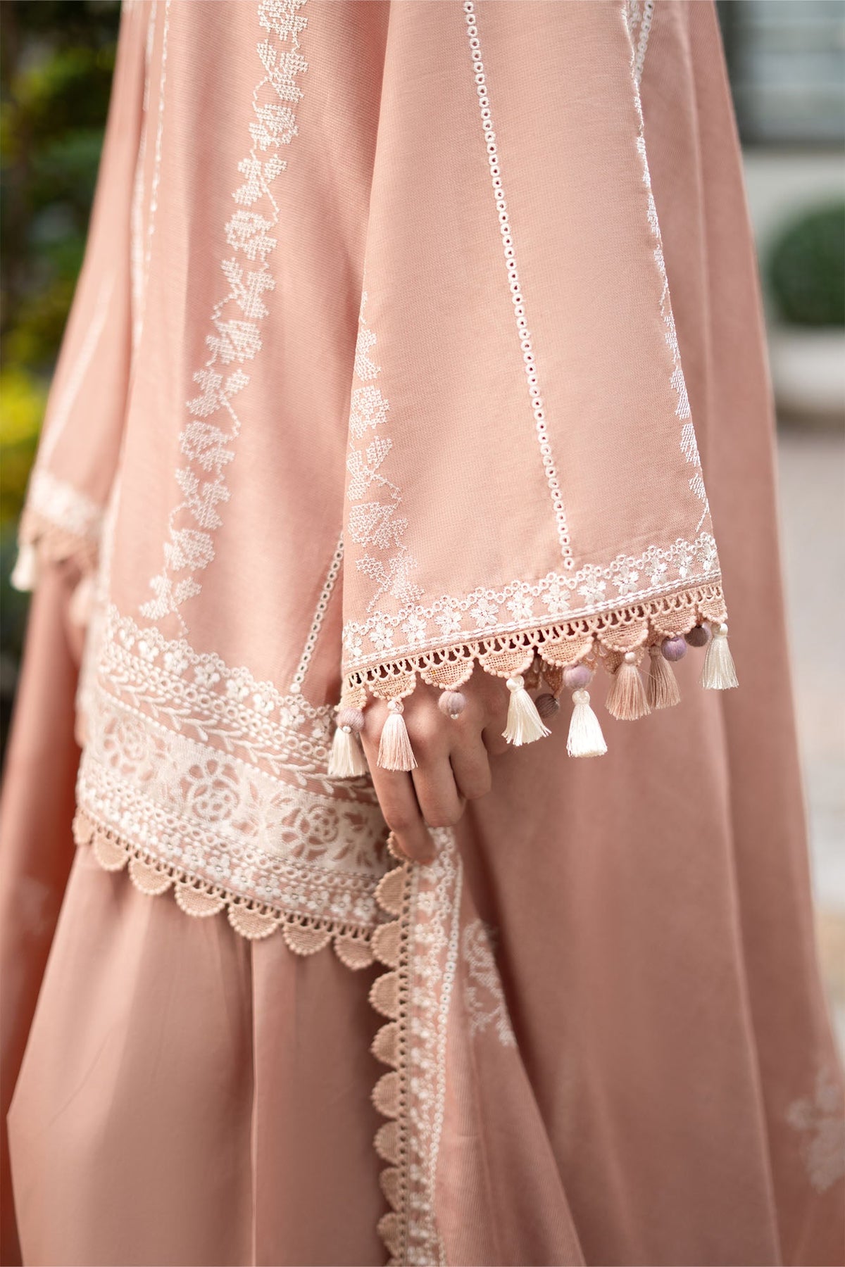 Rosette Haze 3 Piece Embroidered Suit