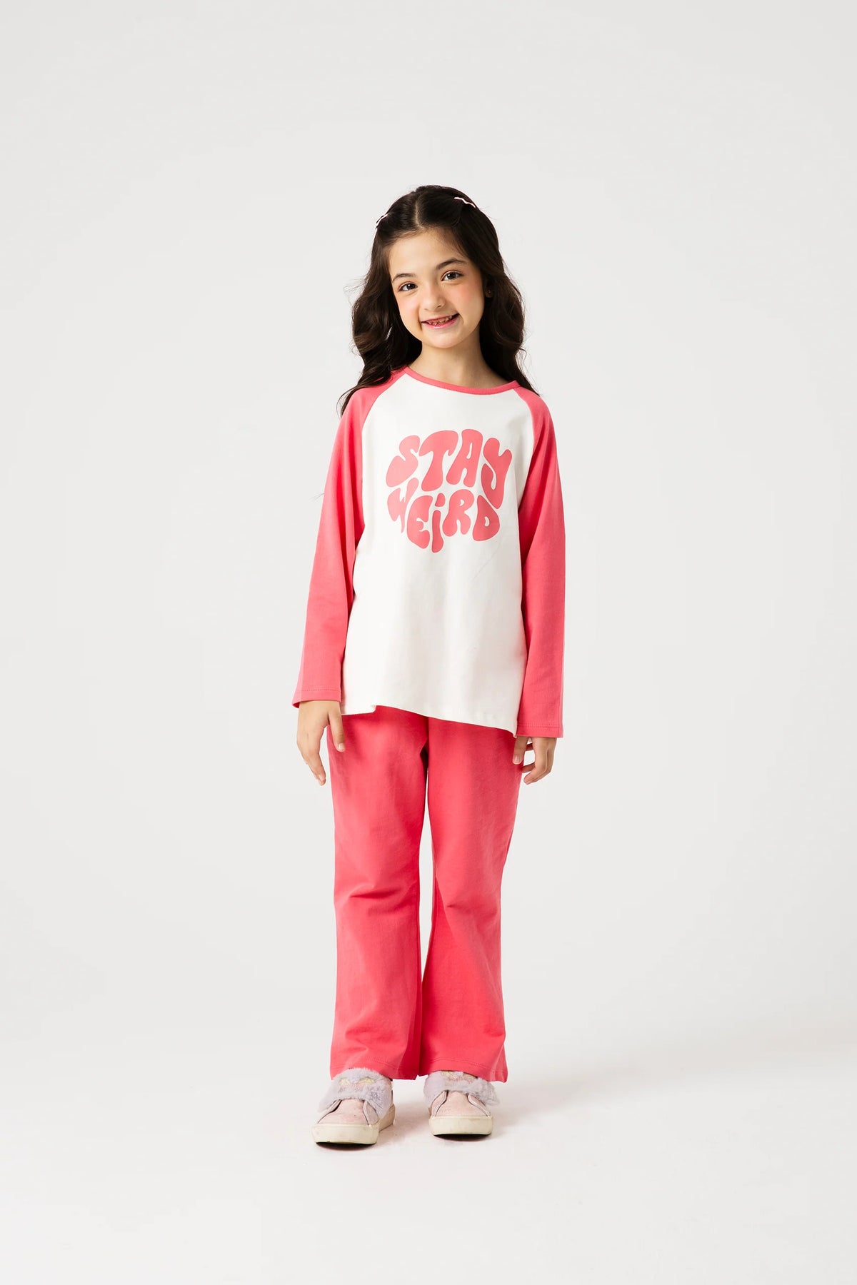 Girls Sunkist Spirit Raglan Co-ord Set