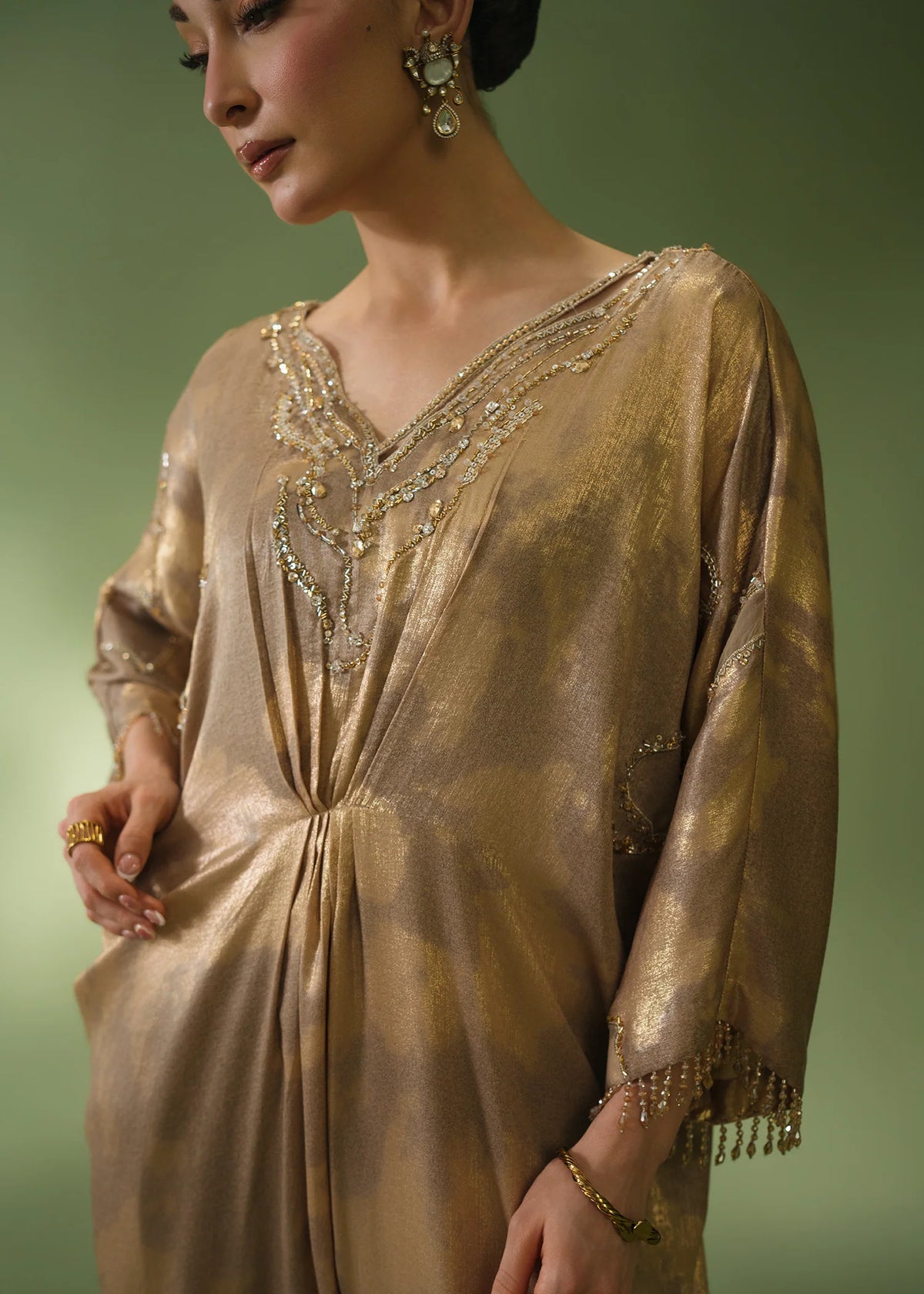 ELIA BEIGE KAFTAN